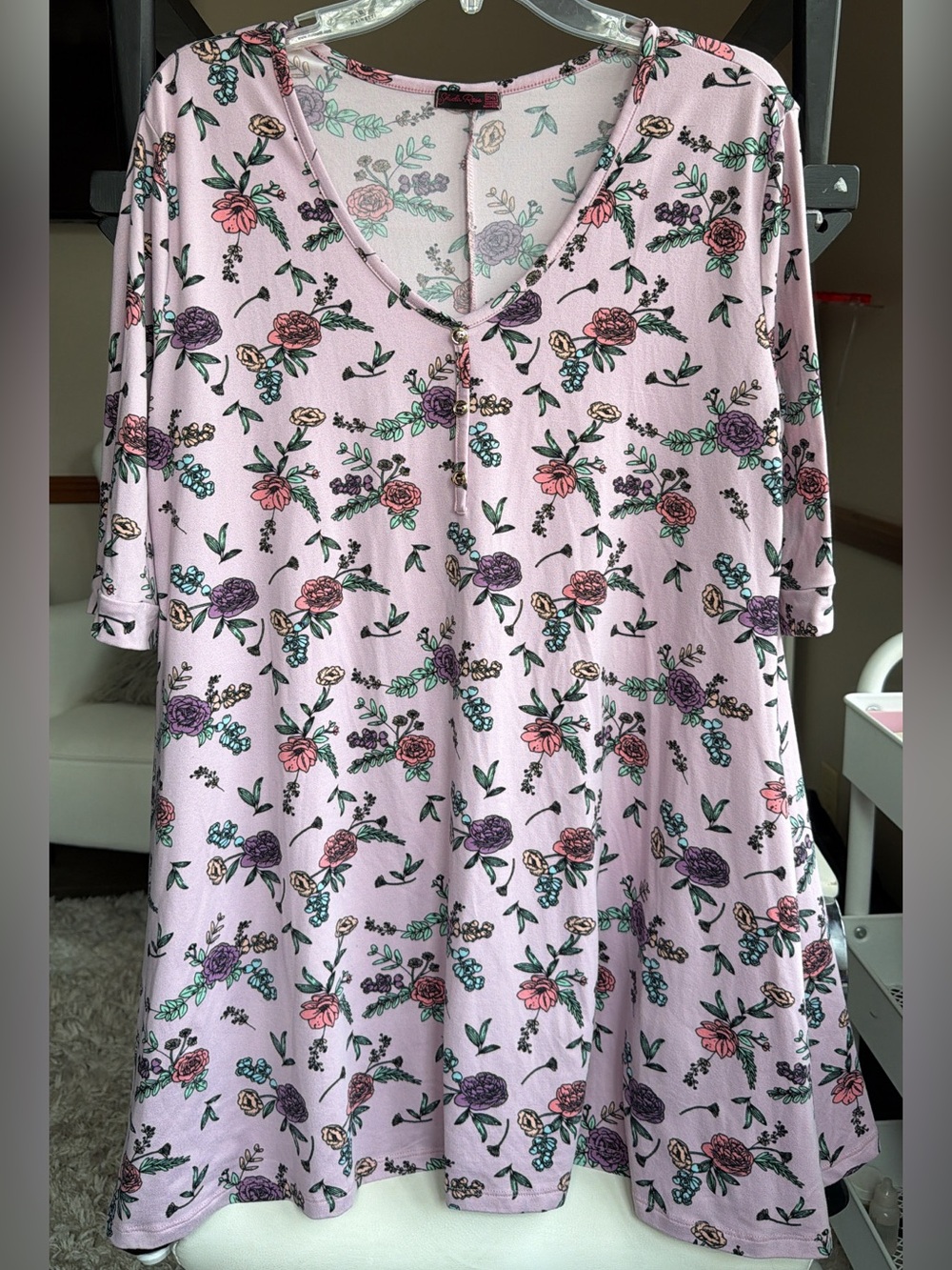 Shiela rose floral top